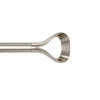Tringle à rideaux extensible Loop de Umbra nickel de 1 po - 42 po à 120 po