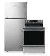 Ensemble de 2 électroménagers Hisense pour la cuisine - acier inoxydable