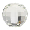 Orbe de cristal transparent de 3 po