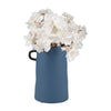 Vase de 9 po en céramique - bleu