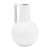 Vase de 9 po en céramique - blanc