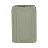 Vase rectangulaire de 7 po en dolomite - sauge foncé