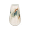 Vase de 13 po en fer coloré teinté - blanc