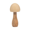 Champignon conique de 8 po en bois - ivoire