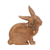 Lapin de 8 po en manguier - brun
