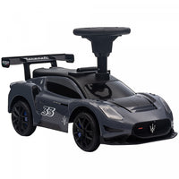 Qaba Voiture Coulissante Pour Bebe Sous Licence Maserati Gt2 Avec Rangement Sous Le Siege, Musique,