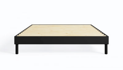 Smart Base Essential Double Platform Bed Frame - Black | Cadre de lit plateforme double Smart Base Essential - noir