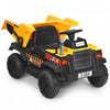 12v Batterie Enfants Rouler Sur Camion A Virure Rc Construction Tracteur W / Seau Electrique
