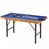 Soozier Table de Billard Miniature 55\", Pliable, Bleu