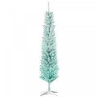 Homcom Arbre De Noel Artificiel Fin De 6pi, Bleu Degrade