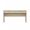 Bureau d’ecriture moderne Evelyn 60\" en bois naturel (2 tiroirs)