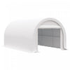 Outsunnytente De Stockage 16' X 10' Abri De Voiture Anti-uv Portable Blanc