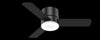 Ventilateur de plafond Minimus avec luminaire - Noir