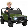 Qaba Camion Pour Enfants Electrique Sous Licence Land Rover, 12 V, Vert