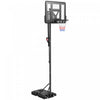 Soozier Panier De Basket-ball De 7,7 A 10' Avec Panneau Arriere Incassable