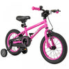 Velo Costway 14 Pouces Pour Enfants De 3 A 5 Ans Avec Selle Reglable Et Guidon Antiderapant Rose