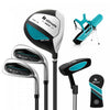 Ultimate Kids Golf Practice Set Junior Complete Golf Club Set Pour Enfants Ages De 8 A 10 Ans Bleu