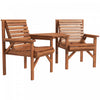 Outsunny Banc Exterieur 3 Pieces Pour Le Jardin, L'arriere-cour, Le Balcon