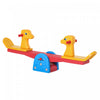 Qaba Balancoire Pour Enfants Bascule De Securite 2 Sieges Avec Poignees Faciles A Saisir Interieur Exterieur Salon Salle De Jeux Equipement De Jardin, Pour 1 A 4 Ans Multicolore