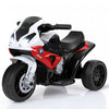 Costway Kids Ride On Motorcycle Bmw Autorise 6v Electrique 3 Roues Velo W / Musique Et Lumiere