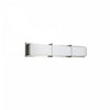 Lumière de coiffeuse Winston de Dainolite en acrylique blanc qui diffuse la lumière, avec fini chromé poli et ampoule de 36 W