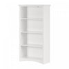 Gascony Bibliothèque 4 tablettes Blanc solide, de Meubles South Shore