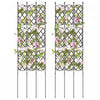 Costway 2 Pcs Trellis De Jardin Pour Les Plantes D'escalade Cadre De Support D'usine Metallique Inoxydable