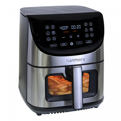 Kenmore 8 Qt Digital Air Fryer, 12 Presets | Friteuse a convection numerique Kenmore de 8 pte avec 12 prereglages