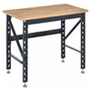 Homcom Etabli De Table En Bois Massif De 45 Po