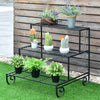 Etagere A Plantes En Metal A 3 Niveaux