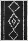 Tapis Contemporain Zelda 9'10\" x 12'10\" en Noir