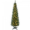Homcom Arbre De Noel Artificiel Illumine 6 Pi Avec Lumieres Led Blanc Chaud