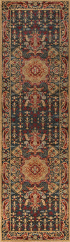 Tapis Traditionnel Sofia 2'3\" x 7'6\" en Bleu