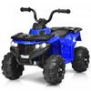 6v Batterie Alimentee Enfants Rouler Sur Atv 4 Roues Quad W / Mp3 & Led Phare Bleu