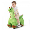 Costway 6v Kids Ride Sur Dinosaur Avec Pedale De Pied De Mer Rembourree Musique En Avant Et Roues