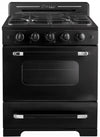 Cuisinière à gaz Classic Rétro par Unique de 30 po à convection - UGP-30CR B