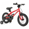 Velo Costway 14 Pouces Pour Enfants De 3 A 5 Ans Avec Selle Reglable Et Guidon Antiderapant Rouge