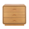 Sophia Table de Nuit Moderne avec Rangement et Tiroir, Naturel