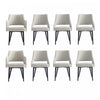 Ensemble de 8 chaises de salle a manger Tremont Modern en gris pierre