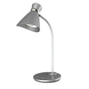 Lampe de table de Dainolite avec fini argenté et ampoule à DEL de 6 W