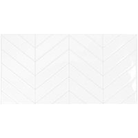 Dosseret Smart Tiles peler et coller 23 x 12, 2 feuilles - Blok Chevron