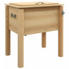 Outsunny - Refroidisseur de patio en bois de 54 litres, table refrigerante d'exterieur, finition naturelle
