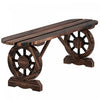Outsunny Banc D'exterieur Pour 2 Personnes, Banc De Jardin En Bois