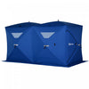 Outsunny Tente De Peche Sur Glace Isolee Pour 5 A 8 Personnes (142\" X 71\" X 71\")