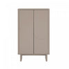 Armoire d’appoint moderne Ella 32\" en moka
