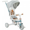Qaba Tricycle 7 En 1 Pour Tout-petits Avec Guidon Reglable, Bleu
