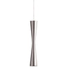 Luminaire suspendu Percita de Dainolite avec fini chromé satiné et ampoule à DEL de 5 W