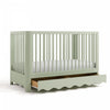 Storkcraft Casablanca Lit de bebe convertible 5-en-1 de luxe avec tiroir - Sauge