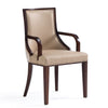 Chaise de salle à manger Grand de Manhattan Comfort en similicuir - tan
