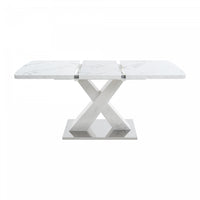 Table a manger rectangulaire moderne Lennon extensible de 47,24